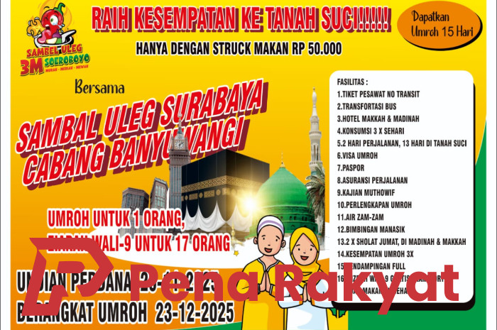 Ayo Jangan Lewatkan Program Spesial dari Sambel Uleg Soeroboyo Banyuwangi