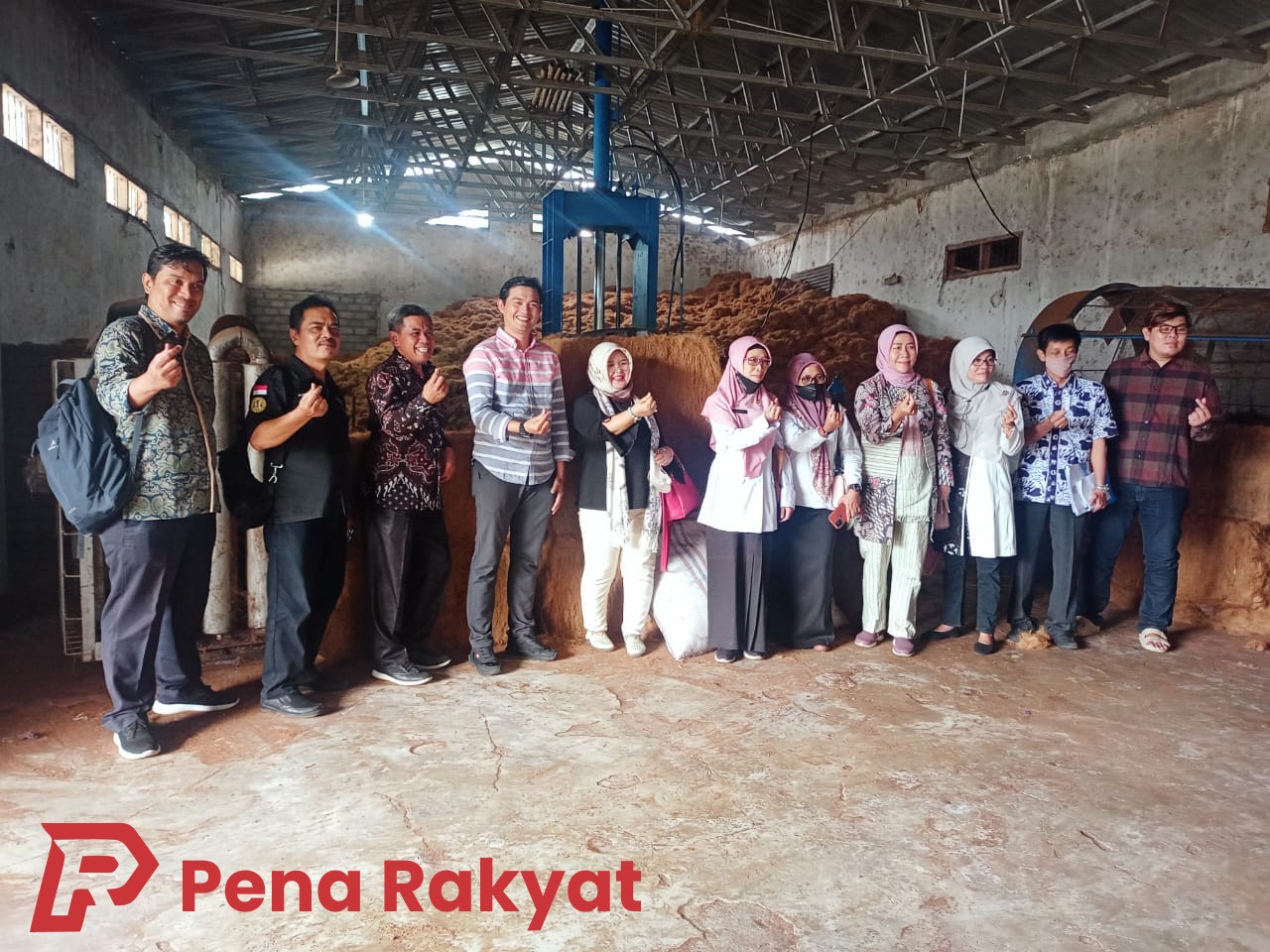 Disperindag Banyumas Kunker Dipengolahan Serabut Kelapa PT SRIBANA AGRO PERSADA Jember