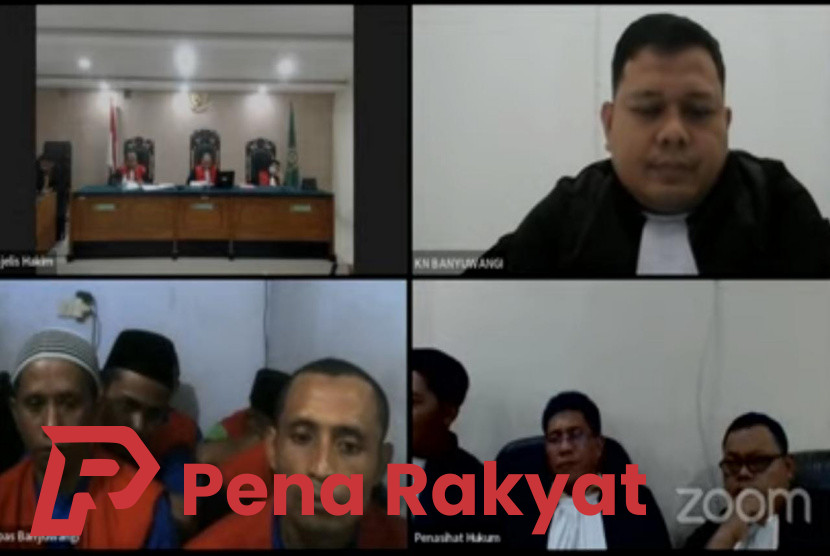 Eksepsi Tujuh Penebang Pohon Perkebunan Bumisari Ditolak Majelis Hakim PN Banyuwangi