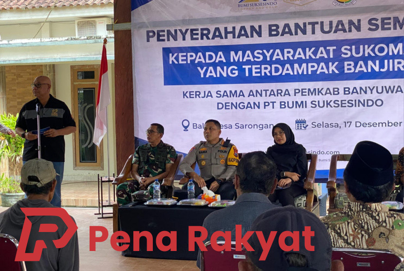 Sinergi Pemkab dan PT BSI Bantu Korban Banjir Sukamade 