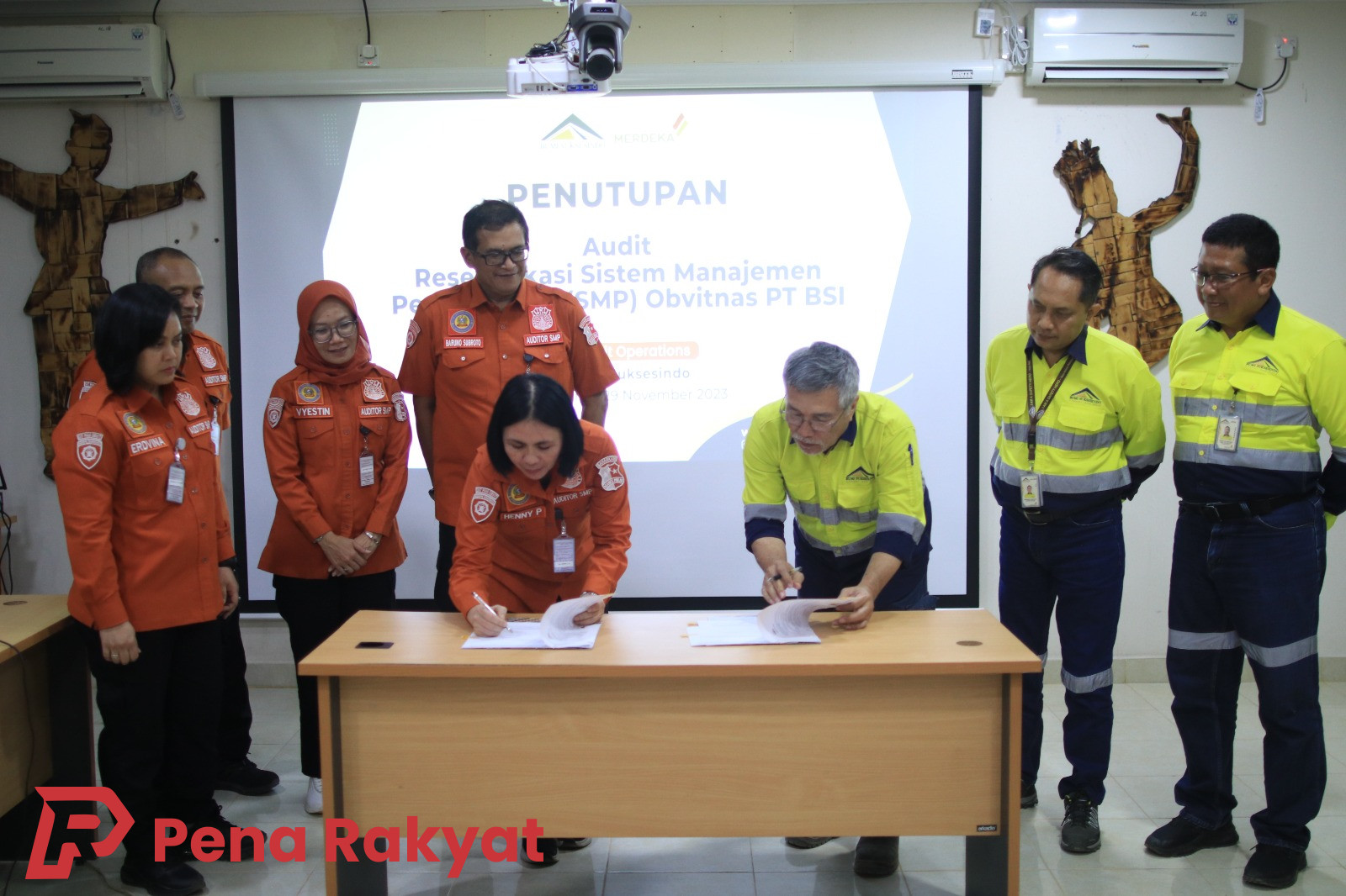 PT Bumi Suksesindo Kembali Raih Sertifikat Emas Pengamanan Obvitnas