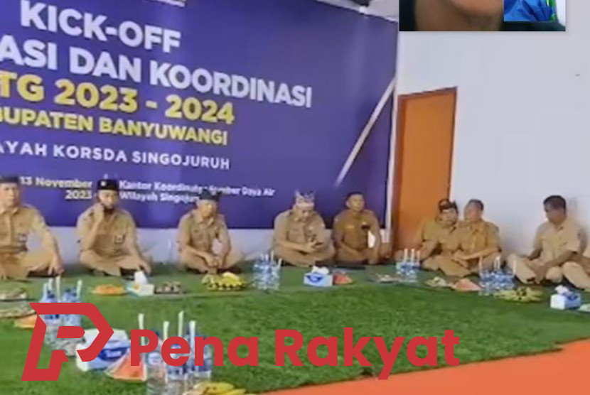 Dinas PU Pengairan Banyuwangi Lakukan Sosialisasi dan Koordinasi Rencana Tata Tanam Global 2024